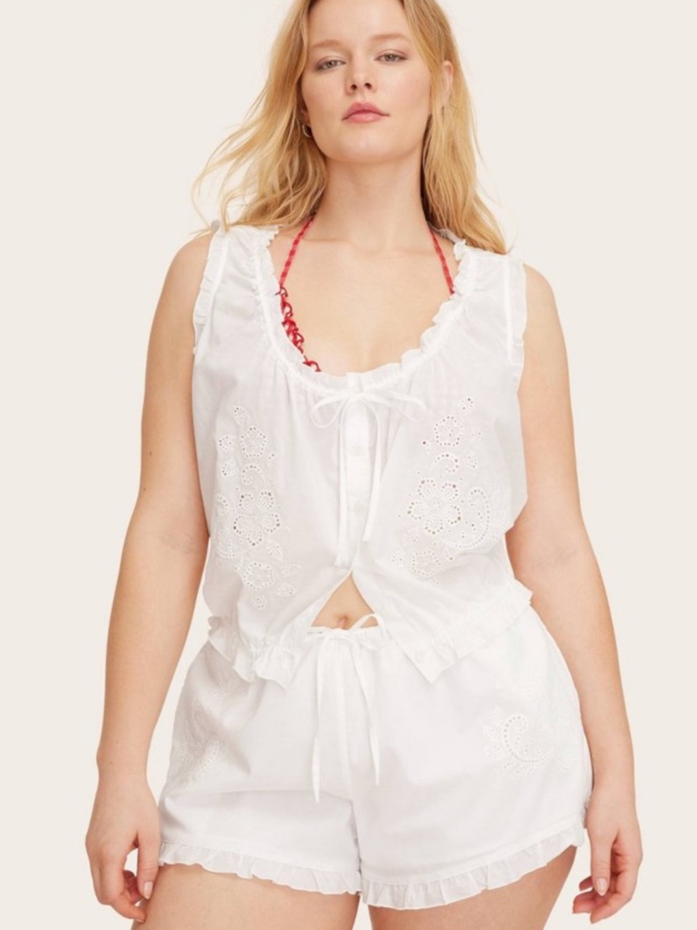 Parke x Target - Women's Shell Tank Top - Cream M